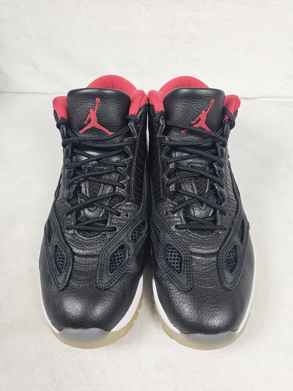 Air Jordan 11 Retro Low IE Black True Red Bred 919712-023 Men's Size 9